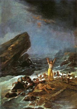  goya Pintura - El naufragio Francisco de Goya